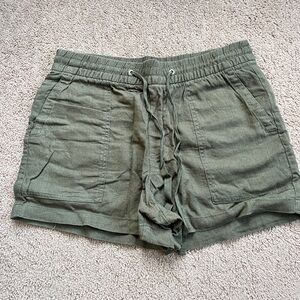 Olive Green Women's Shorts